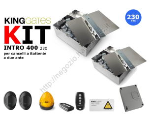 Kit automazione "Intro 230-400" 230V - 2 motori, casse di