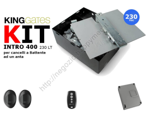 Kit automazione "Intro 230-400" 230V Lite 1 motore con casse di