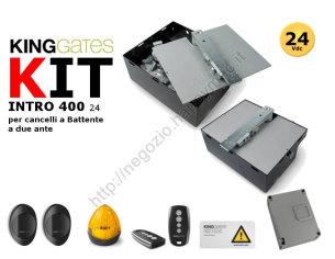 Kit automazione "Intro 24-400" 24V - 2 motori con casse di