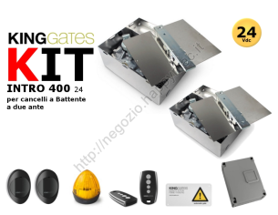 Kit automazione "Intro 24-400" 24V - 2 motori, casse di