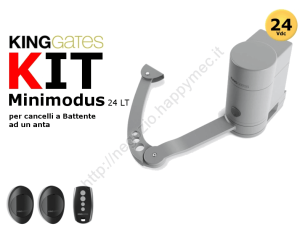 Kit automazione "MiniModus24 Lite" per cancello a 1 anta