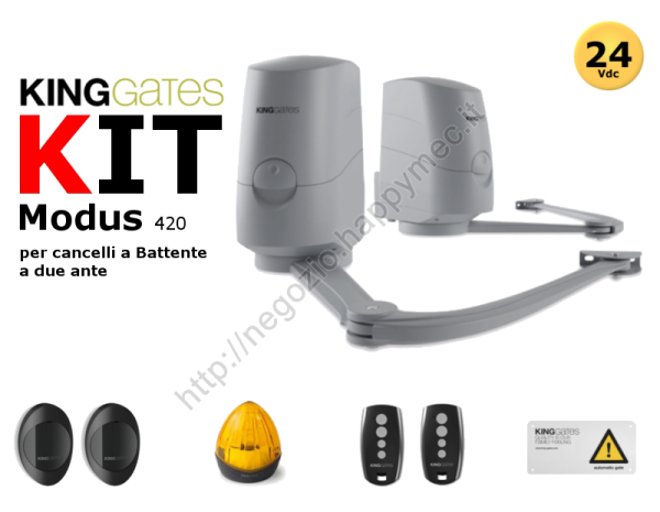 Kit automazione "Modus XL" per cancello a 2 ante