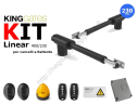 Kit automazione per cancelli a battente "Linear400" 230V stelo