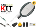 Kit completo "ROLLS-1200" per porte basculanti con guida da 3mt