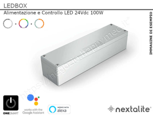 LedBox.100 Centrale di comando per Led 24Vdc 100W