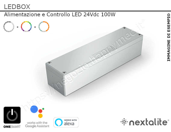 LedBox.100 Centrale di comando per Led 24Vdc 100W