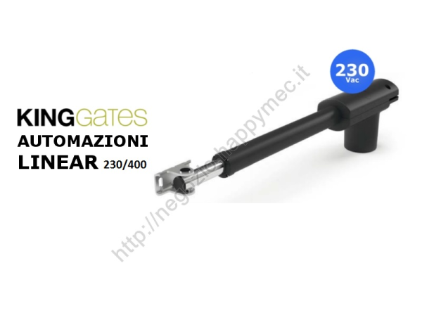 Motoriduttore "Linear400" 230V corsa dello stelo 400mm.