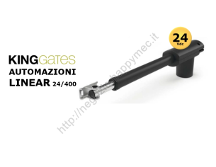 Motoriduttore "Linear400" 24V corsa dello stelo 400mm.