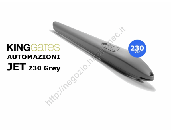 Motoriduttore irreversibile grigio Jet 230F per cancelli a