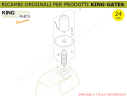 2) Ricambio KINGgates - Motore di ricambio per DYNAMOS 24-600F